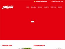 Tablet Screenshot of garagenrampe.de